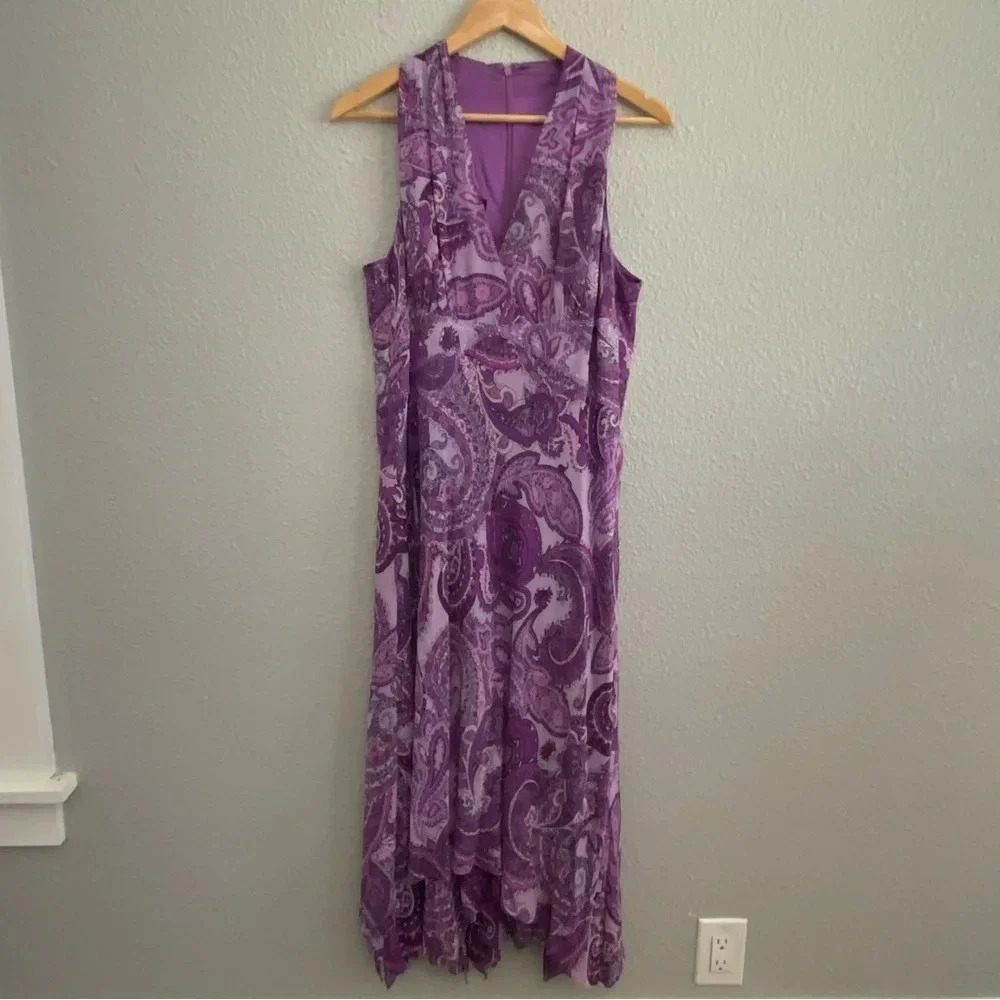 Vintage Silk‎ Donna Morgan Dress Size 16